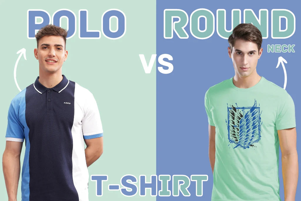 Polo Shirt vs. T-shirt Aire